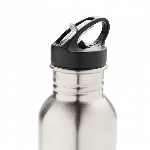 Спортивная бутылка для воды Deluxe с логотипом  заказать по выгодной цене в кибермаркете AvroraStore