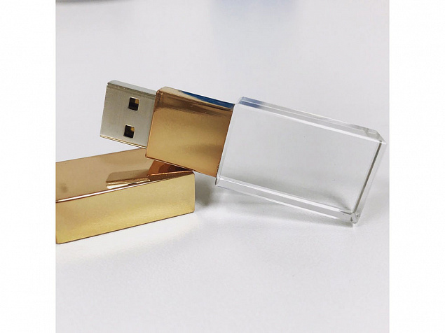 USB 2.0- флешка на 8 Гб кристалл классика с логотипом в Москве заказать по выгодной цене в кибермаркете AvroraStore