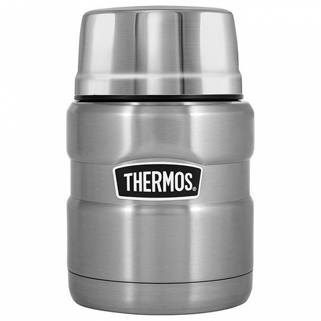 Термос для еды Thermos SK3000, серебристый с логотипом в Москве заказать по выгодной цене в кибермаркете AvroraStore