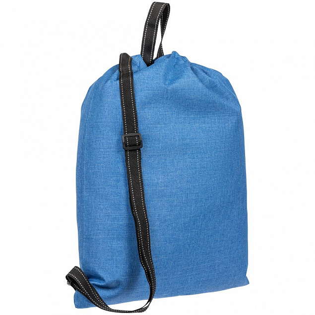 Рюкзак-мешок Melango, синий с логотипом в Москве заказать по выгодной цене в кибермаркете AvroraStore