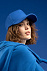 Бейсболка C1, синяя с логотипом  заказать по выгодной цене в кибермаркете AvroraStore