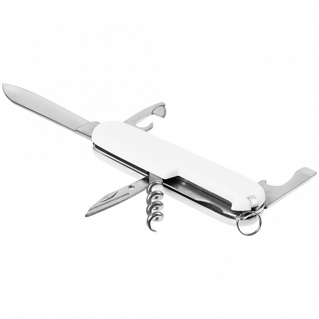 Перочинный нож Frontera, белый с логотипом в Москве заказать по выгодной цене в кибермаркете AvroraStore