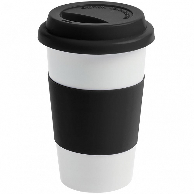 Набор «Чайная пауза», черный с белым с логотипом в Москве заказать по выгодной цене в кибермаркете AvroraStore
