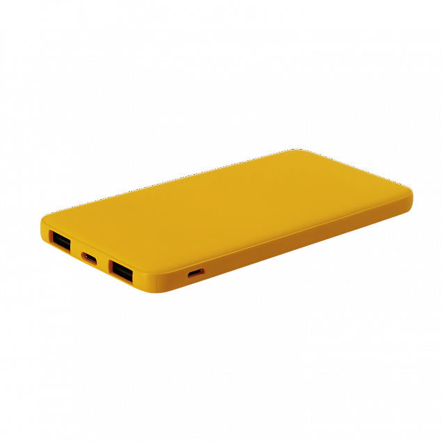 Внешний аккумулятор Bplanner Power 1 ST, софт-тач, 5000 mAh (желтый) с логотипом в Москве заказать по выгодной цене в кибермаркете AvroraStore
