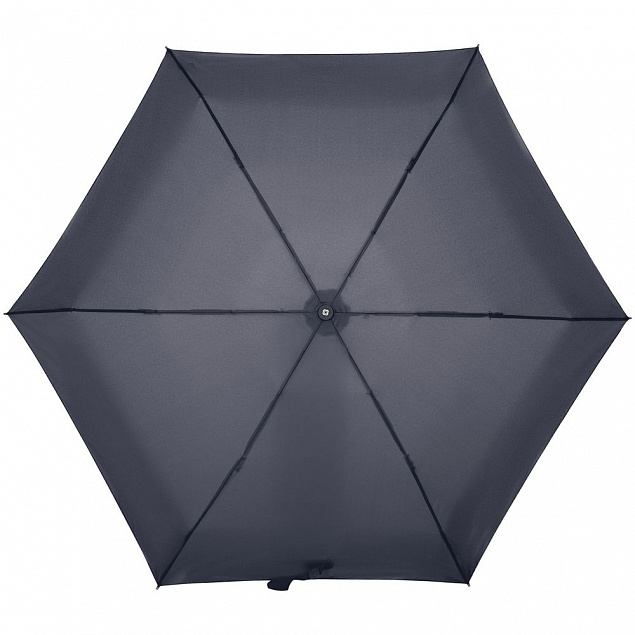 Зонт складной Minipli Colori S, синий (индиго) с логотипом в Москве заказать по выгодной цене в кибермаркете AvroraStore