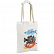 Холщовая сумка с ручками-канатами «Морские обитатели», белая с логотипом в Москве заказать по выгодной цене в кибермаркете AvroraStore