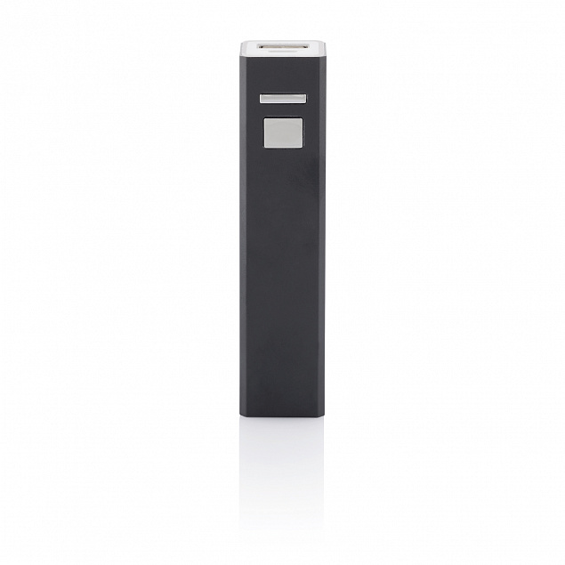 Универсальное зарядное устройство 2200 mAh, черный с логотипом в Москве заказать по выгодной цене в кибермаркете AvroraStore
