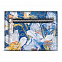 Чехол для карт Gourji "Ирисы" 133х100х10 сафьяно с логотипом в Москве заказать по выгодной цене в кибермаркете AvroraStore