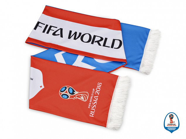 Шарф Россия трикотажный 2018 FIFA World Cup Russia™ с логотипом в Москве заказать по выгодной цене в кибермаркете AvroraStore