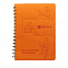 Ежедневник Portobello Trend, Vista, недатированный, оранжевый/коричневый с логотипом в Москве заказать по выгодной цене в кибермаркете AvroraStore