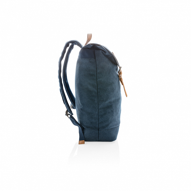 Рюкзак для ноутбука Canvas, синий с логотипом в Москве заказать по выгодной цене в кибермаркете AvroraStore