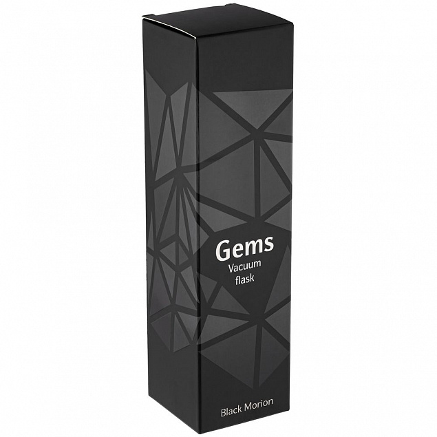 Термос Gems Black Morion, черный морион с логотипом в Москве заказать по выгодной цене в кибермаркете AvroraStore