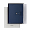 Ежедневник-портфолио Passage, синий, обложка soft touch, недатированный кремовый блок, подарочная с логотипом  заказать по выгодной цене в кибермаркете AvroraStore