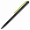 Шариковая ручка GrafeeX в чехле, черная с зеленым с логотипом в Москве заказать по выгодной цене в кибермаркете AvroraStore