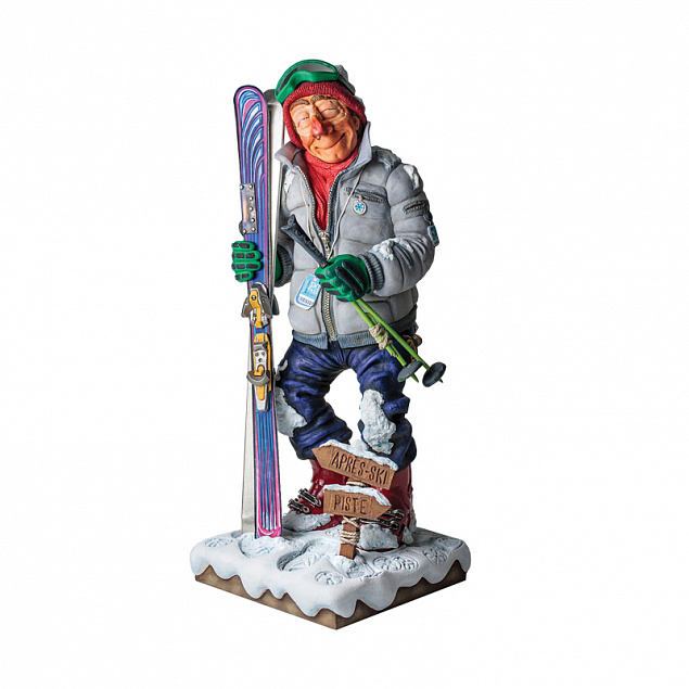Скульптура "Лыжник" с логотипом в Москве заказать по выгодной цене в кибермаркете AvroraStore