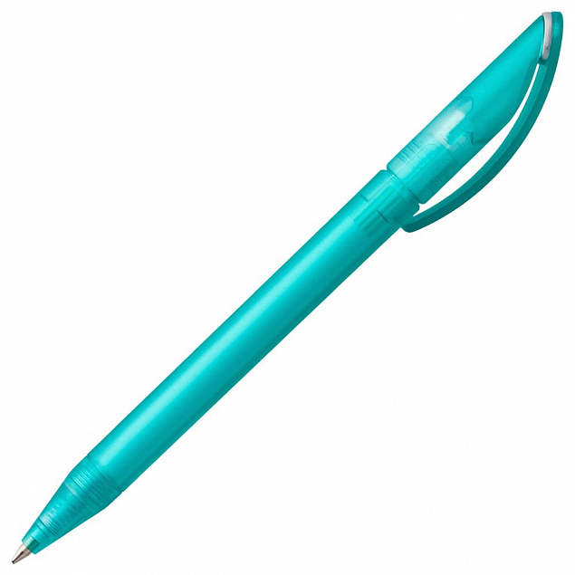 Ручка шариковая Prodir DS3 TFF Ring, бирюзовая с серым с логотипом в Москве заказать по выгодной цене в кибермаркете AvroraStore