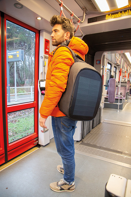 Рюкзак Bobby Tech с защитой от карманников с логотипом в Москве заказать по выгодной цене в кибермаркете AvroraStore