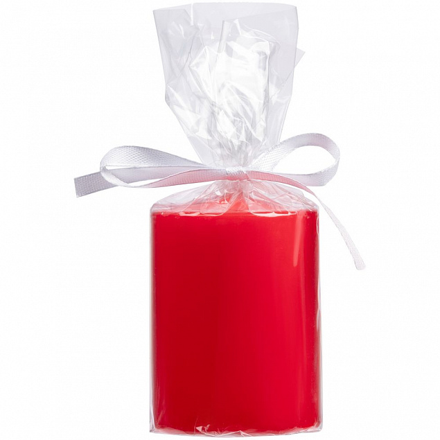 Свеча Lagom Care, красная с логотипом в Москве заказать по выгодной цене в кибермаркете AvroraStore