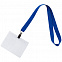 Лента для бейджа Neckband, синий с логотипом в Москве заказать по выгодной цене в кибермаркете AvroraStore