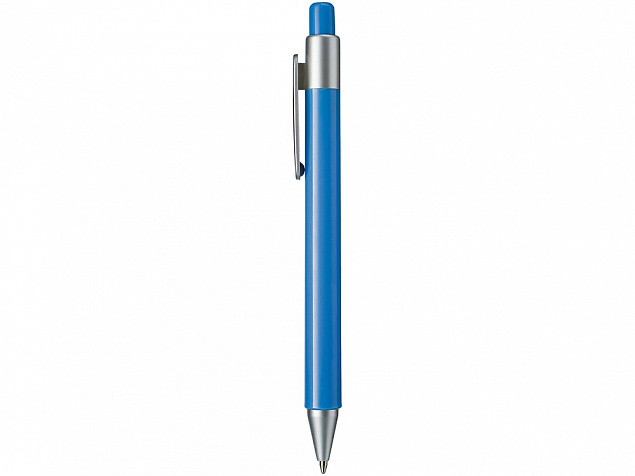 Ручка шариковая Athens черные чернила, голубой с логотипом в Москве заказать по выгодной цене в кибермаркете AvroraStore