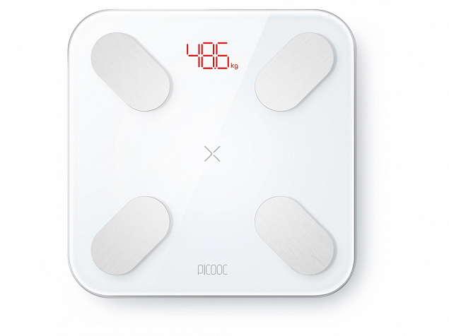 Умные диагностические весы Picooc Mini Pro V2 (6924917717377), белый с логотипом в Москве заказать по выгодной цене в кибермаркете AvroraStore