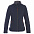 Куртка софтшелл женская TRIAL LADY, темно-синяя с логотипом в Москве заказать по выгодной цене в кибермаркете AvroraStore