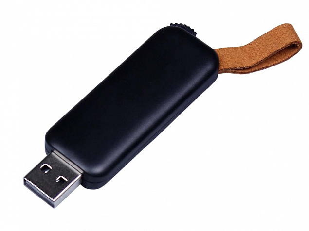 USB 3.0- флешка промо на 32 Гб прямоугольной формы, выдвижной механизм с логотипом в Москве заказать по выгодной цене в кибермаркете AvroraStore