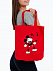 Холщовая сумка «Микки Маус. Sing With Me», красная с логотипом в Москве заказать по выгодной цене в кибермаркете AvroraStore