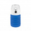 Бутылка для воды складная с карабином SPRING; синяя, 550/250 мл, силикон с логотипом в Москве заказать по выгодной цене в кибермаркете AvroraStore