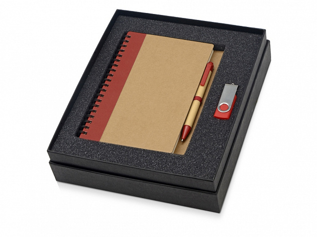 Набор Essentials с флешкой и блокнотом А5 с ручкой с логотипом в Москве заказать по выгодной цене в кибермаркете AvroraStore