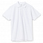 Рубашка поло мужская SPRING 210, белая с логотипом в Москве заказать по выгодной цене в кибермаркете AvroraStore