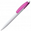 Ручка шариковая Bento, белая с розовым с логотипом в Москве заказать по выгодной цене в кибермаркете AvroraStore