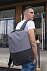 Бизнес рюкзак Leardo Plus с USB разъемом, серый/серый с логотипом в Москве заказать по выгодной цене в кибермаркете AvroraStore