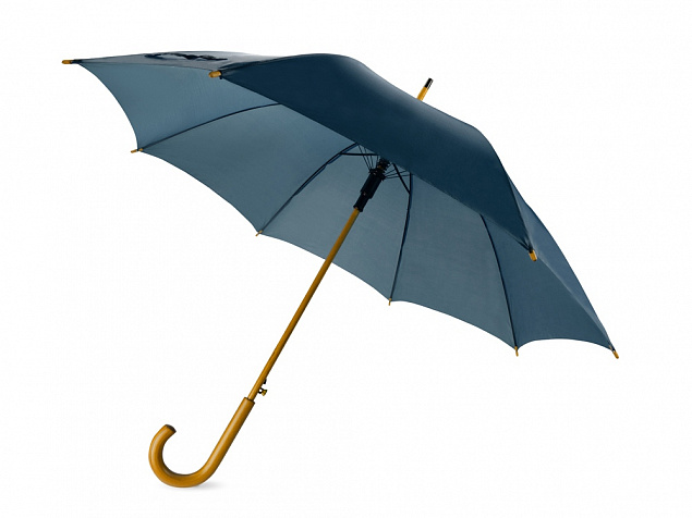 Зонт-трость Радуга, синий с логотипом в Москве заказать по выгодной цене в кибермаркете AvroraStore