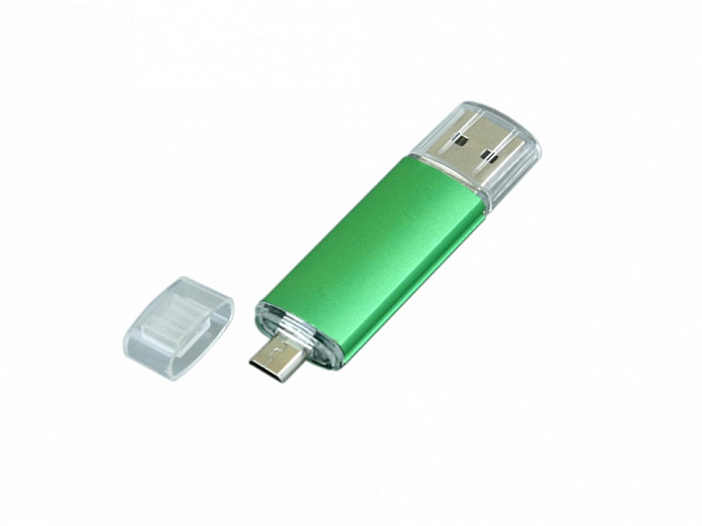 USB 2.0/micro USB- флешка на 32 Гб с логотипом в Москве заказать по выгодной цене в кибермаркете AvroraStore