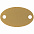 Шильдик металлический Alfa Oval, золотистый с логотипом  заказать по выгодной цене в кибермаркете AvroraStore