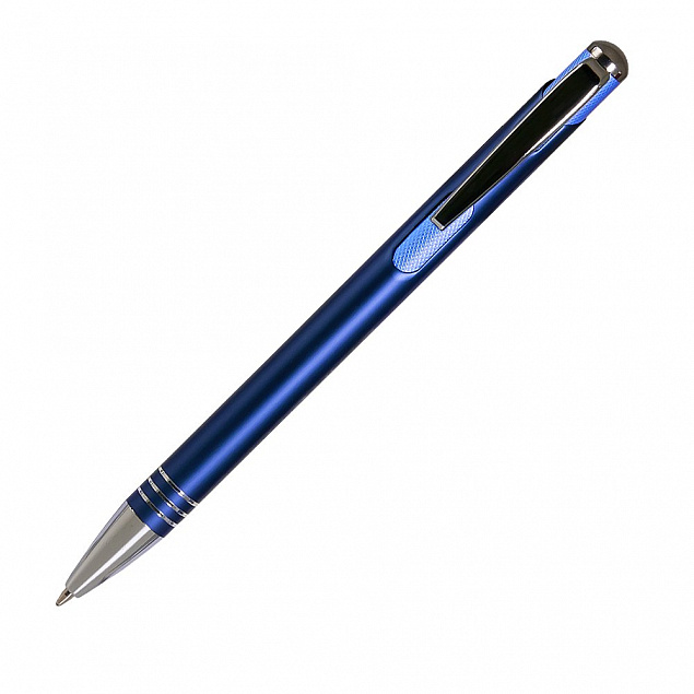 Шариковая ручка Bello, синяя с логотипом в Москве заказать по выгодной цене в кибермаркете AvroraStore