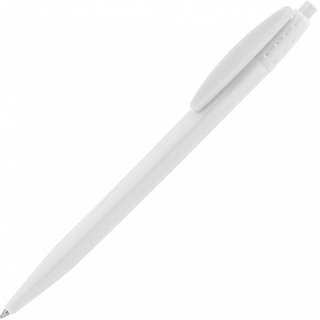 Ручка шариковая Champion ver.2, белая с логотипом в Москве заказать по выгодной цене в кибермаркете AvroraStore