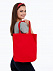 Холщовая сумка Avoska, красная с логотипом в Москве заказать по выгодной цене в кибермаркете AvroraStore