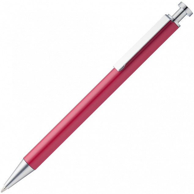 Ручка шариковая Attribute, розовая с логотипом в Москве заказать по выгодной цене в кибермаркете AvroraStore