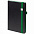 Ежедневник Ton Metal, недатированный, черный с зеленым с логотипом в Москве заказать по выгодной цене в кибермаркете AvroraStore