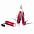 Набор: мультитул и фонарик, красный с логотипом в Москве заказать по выгодной цене в кибермаркете AvroraStore