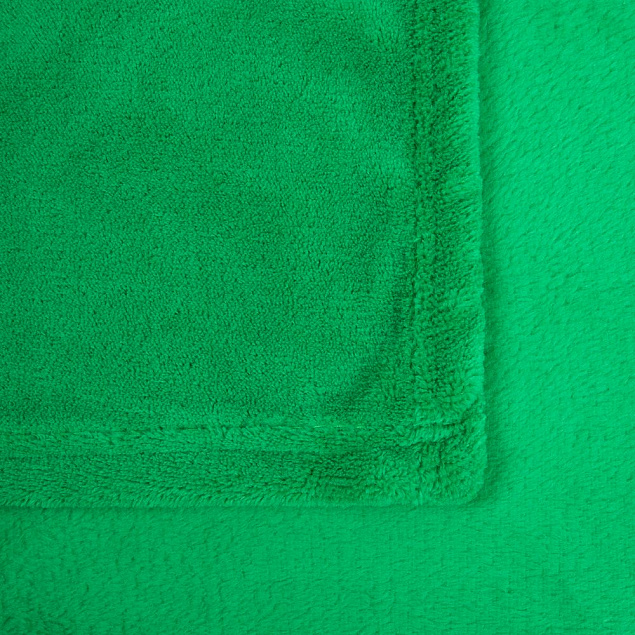 Плед Plush, зеленый с логотипом в Москве заказать по выгодной цене в кибермаркете AvroraStore