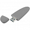 Флешка Pebble, серая, USB 3.0, 16 Гб с логотипом в Москве заказать по выгодной цене в кибермаркете AvroraStore