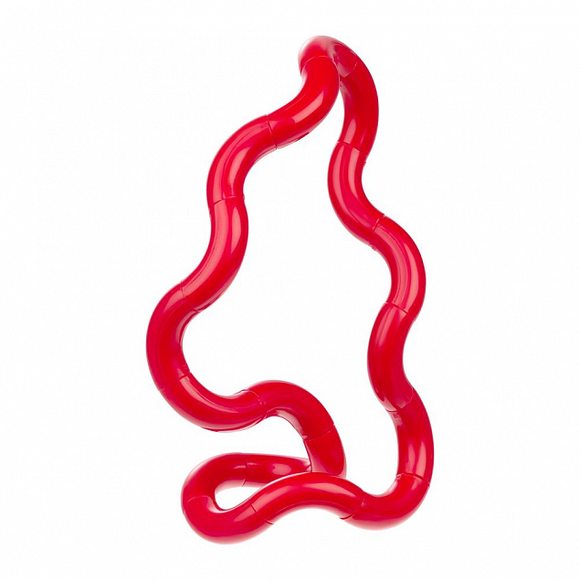 Антистресс «Змейка», красный с логотипом в Москве заказать по выгодной цене в кибермаркете AvroraStore