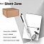 Набор подарочный SILENT-ZONE: бизнес-блокнот, ручка, наушники, коробка, стружка, бело-черный с логотипом в Москве заказать по выгодной цене в кибермаркете AvroraStore