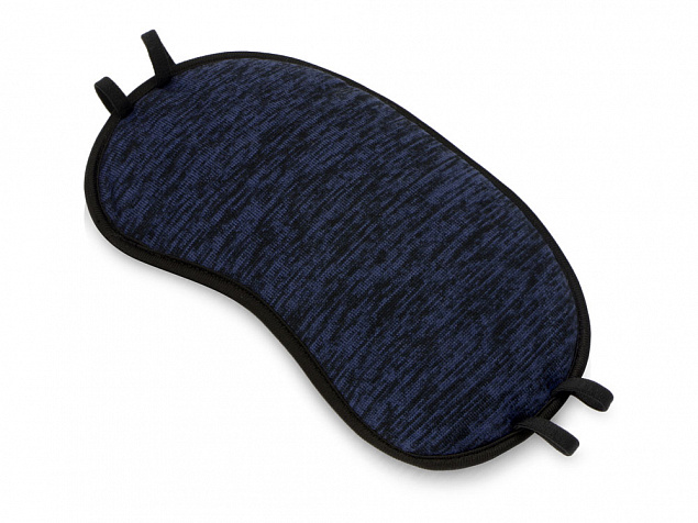 Набор для путешествия Comfort с пледом и маской, синий с логотипом в Москве заказать по выгодной цене в кибермаркете AvroraStore