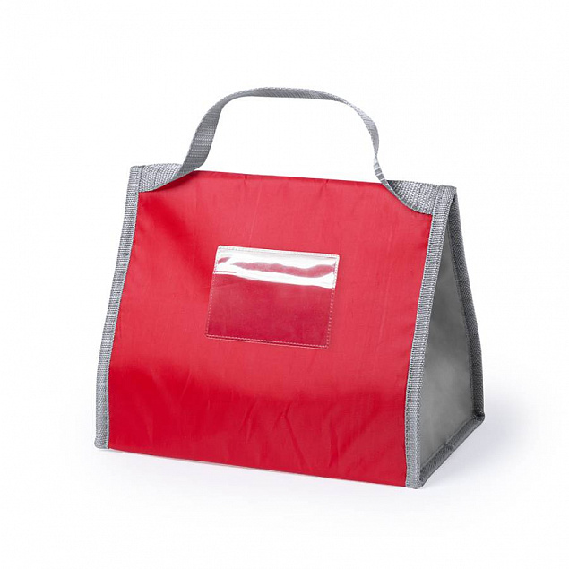 Набор термосумка и ланч-бокс PARLIK, красный, 26 x 22 x 18 cm, полиэстер 210D с логотипом  заказать по выгодной цене в кибермаркете AvroraStore