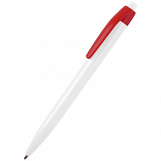 Ручка шариковая Pim - Красный PP с логотипом в Москве заказать по выгодной цене в кибермаркете AvroraStore