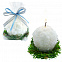 Свеча «Снежок» с логотипом в Москве заказать по выгодной цене в кибермаркете AvroraStore